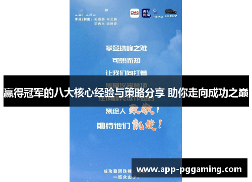 赢得冠军的八大核心经验与策略分享 助你走向成功之巅 赢得冠军的八大核心经验与策略分享 助你走向成功之巅